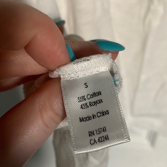 PJ Salvage Dog Lover White Tank Top US Size Small - Picture 6 of 6